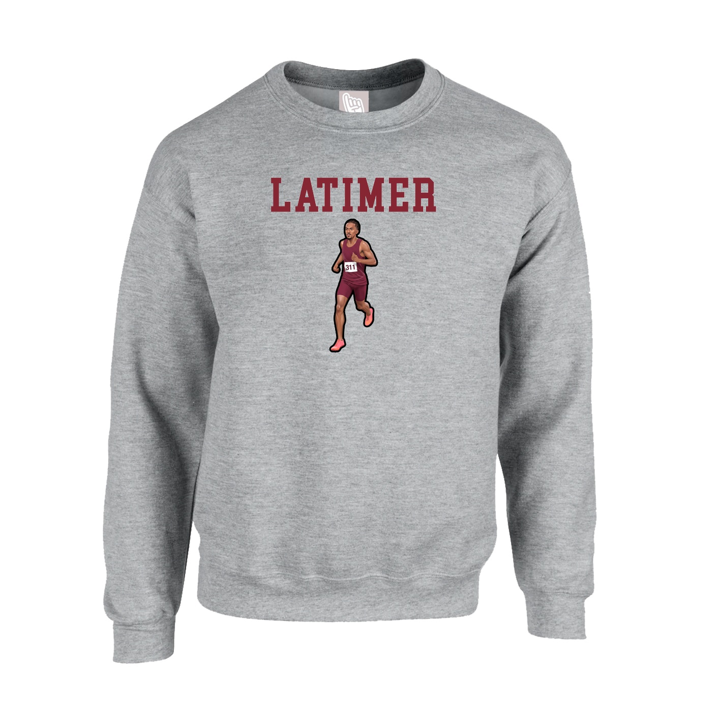 Fleece Crew — Shirsey in Grey