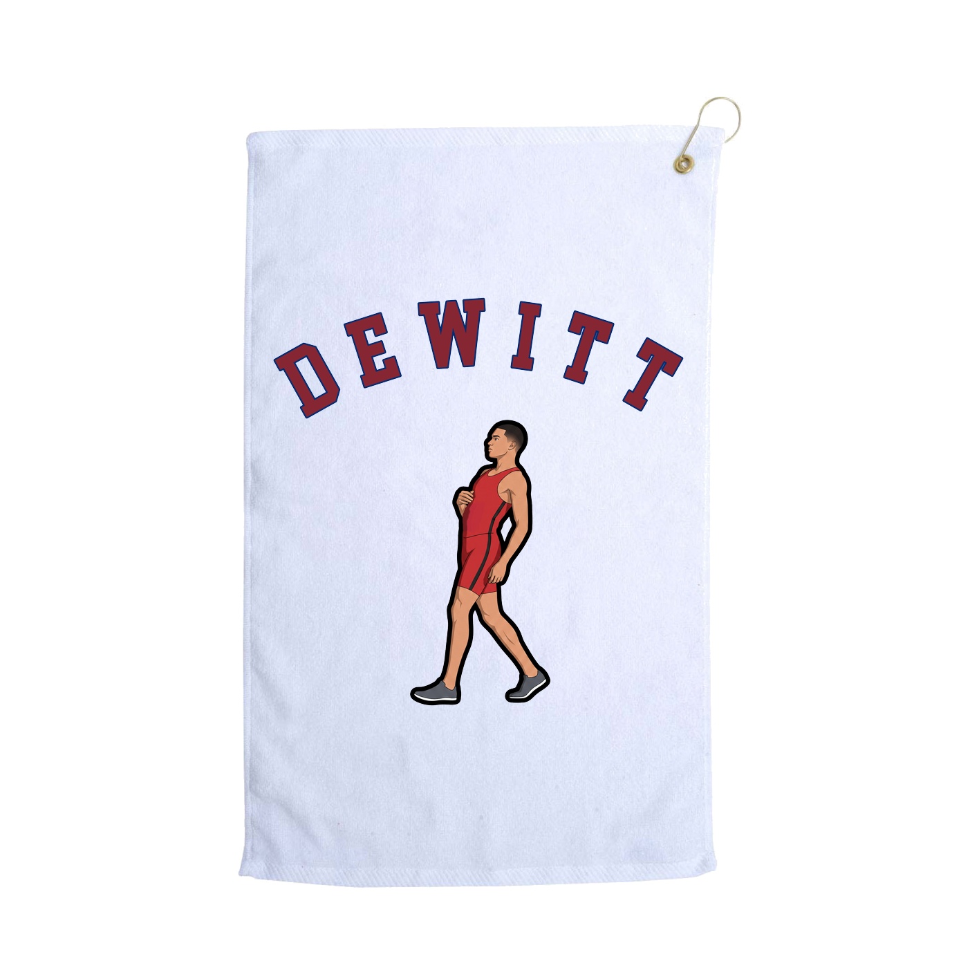Golf Towel — Shirsey Arch in White