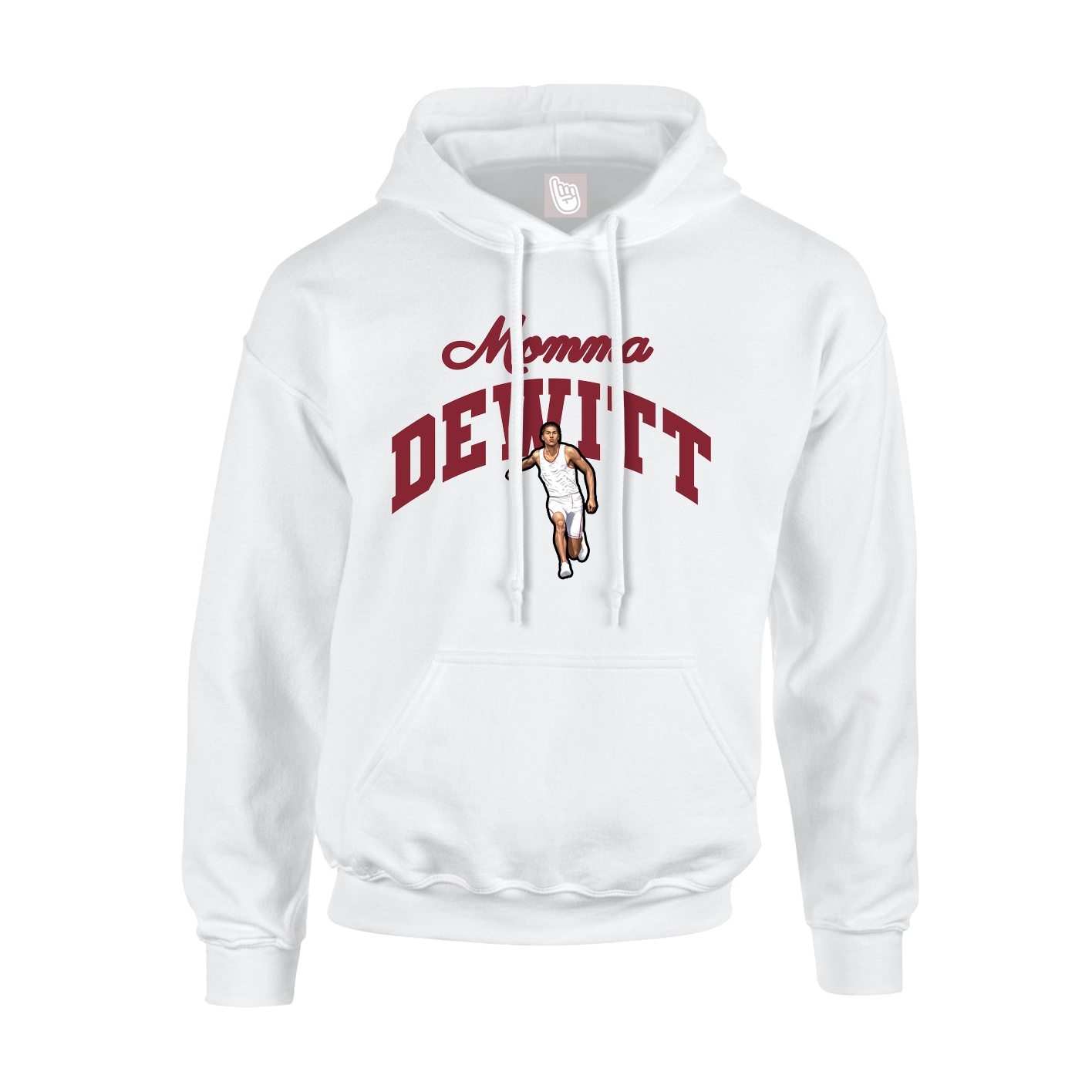 Youth Hoodie — Mothers Day Arch in White