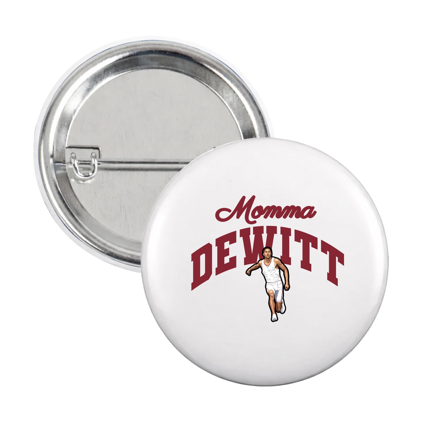 Game Day Button — Mothers Day Arch in White