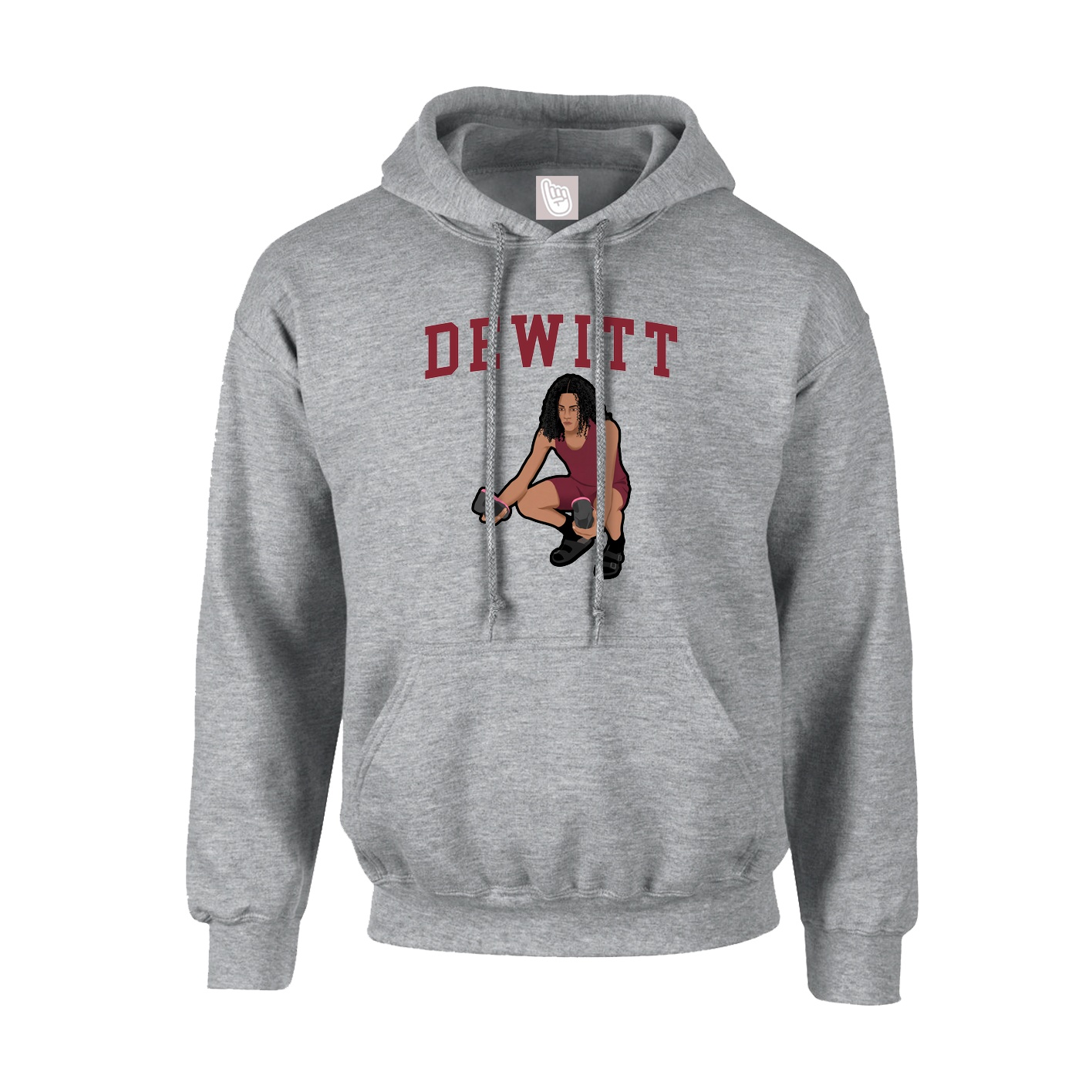 Hoodie — Shirsey in Grey