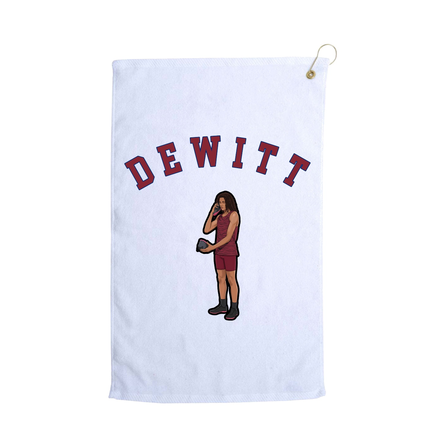 Golf Towel — Shirsey Arch in White
