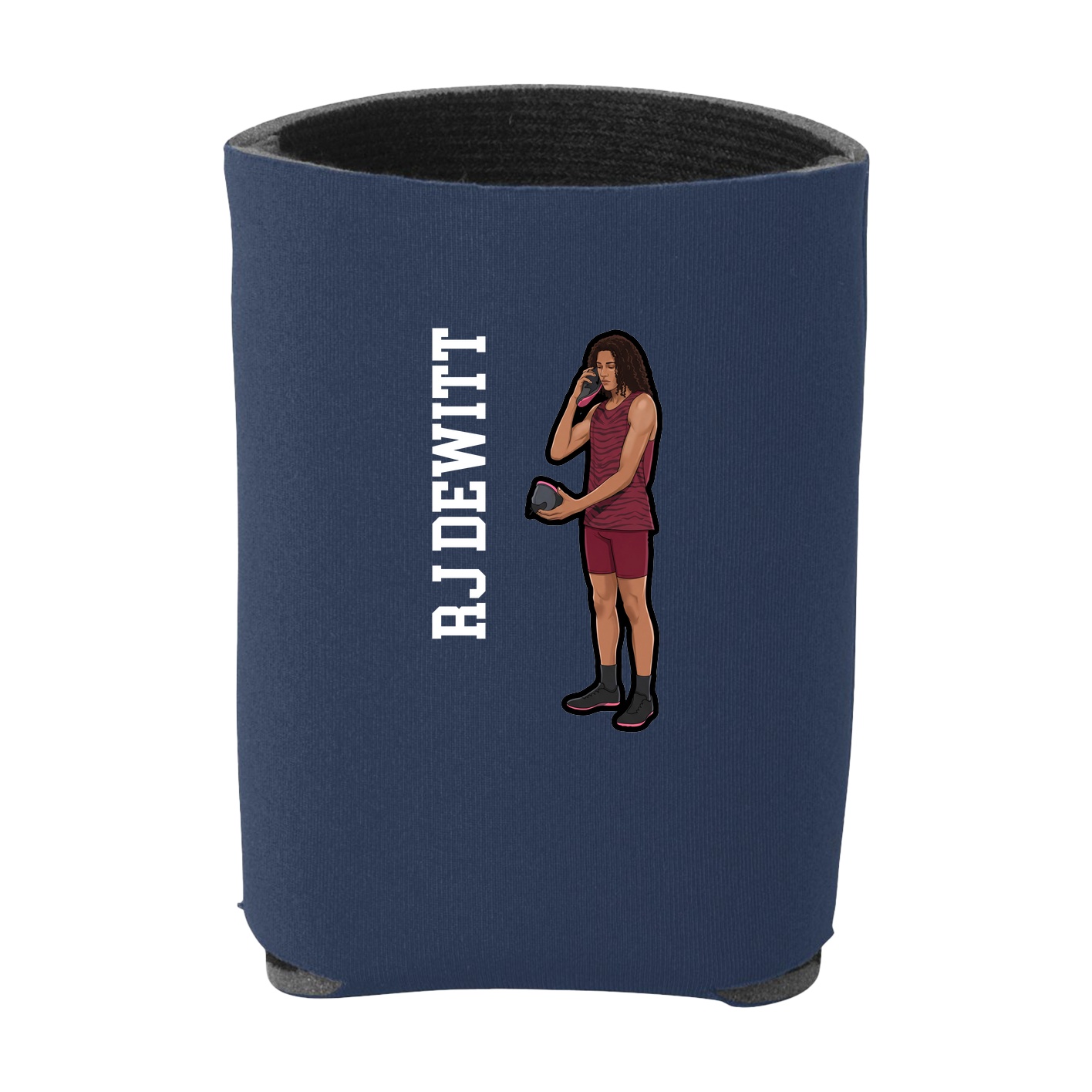 Can Holder — Name Vertical in Navy