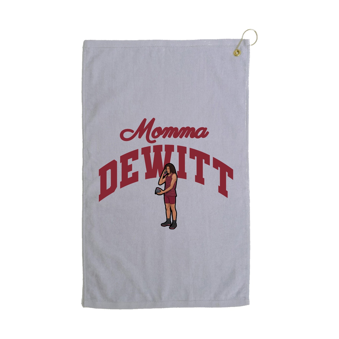 Golf Towel — Mothers Day Arch in Grey