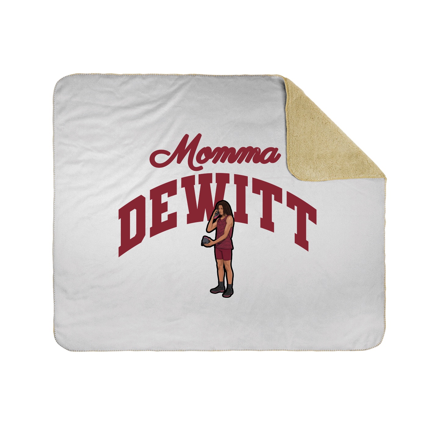 Throw Blanket — Mothers Day Arch in White