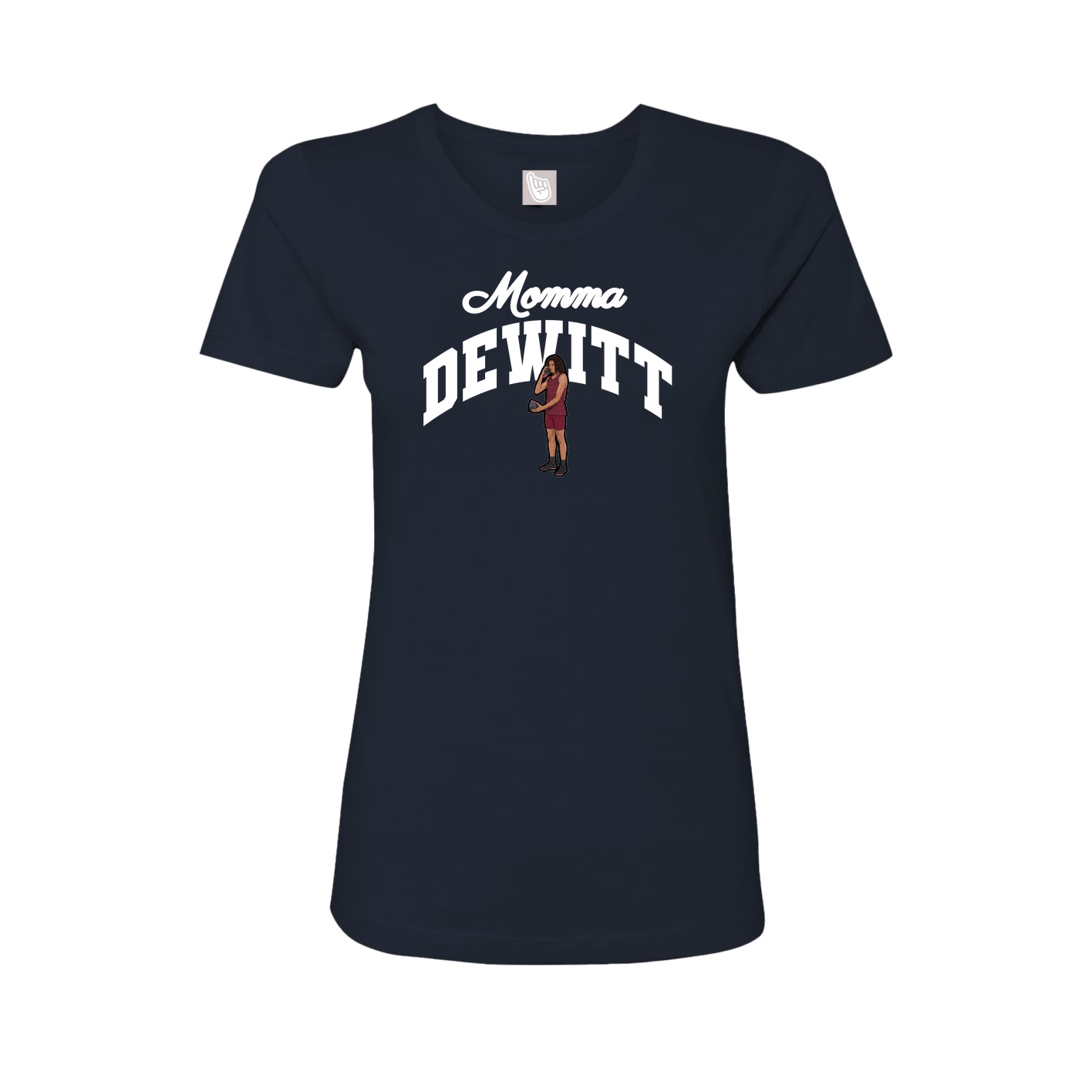 Womens Tee — Mothers Day Arch in Navy