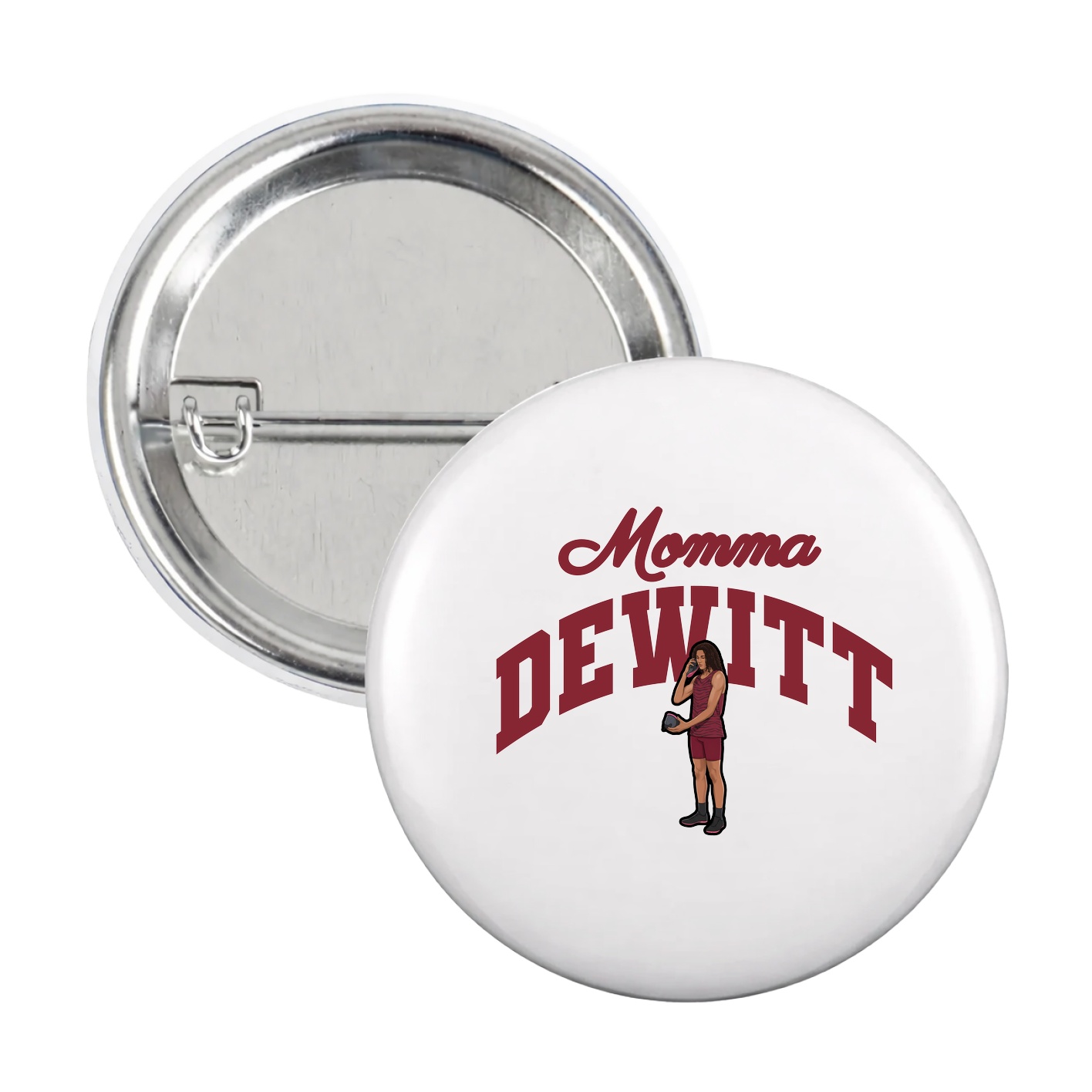 Game Day Button — Mothers Day Arch in White