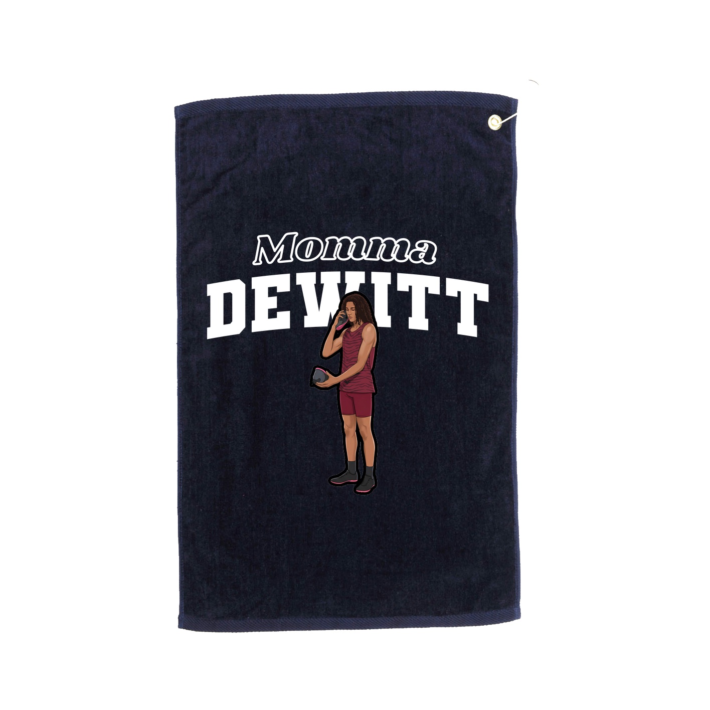 Golf Towel — Mothers Day Block in Navy