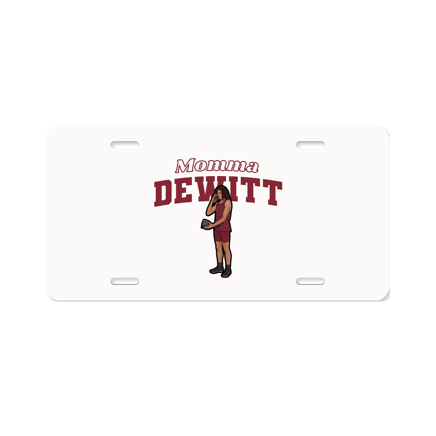License Plate — Mothers Day Block in Classic