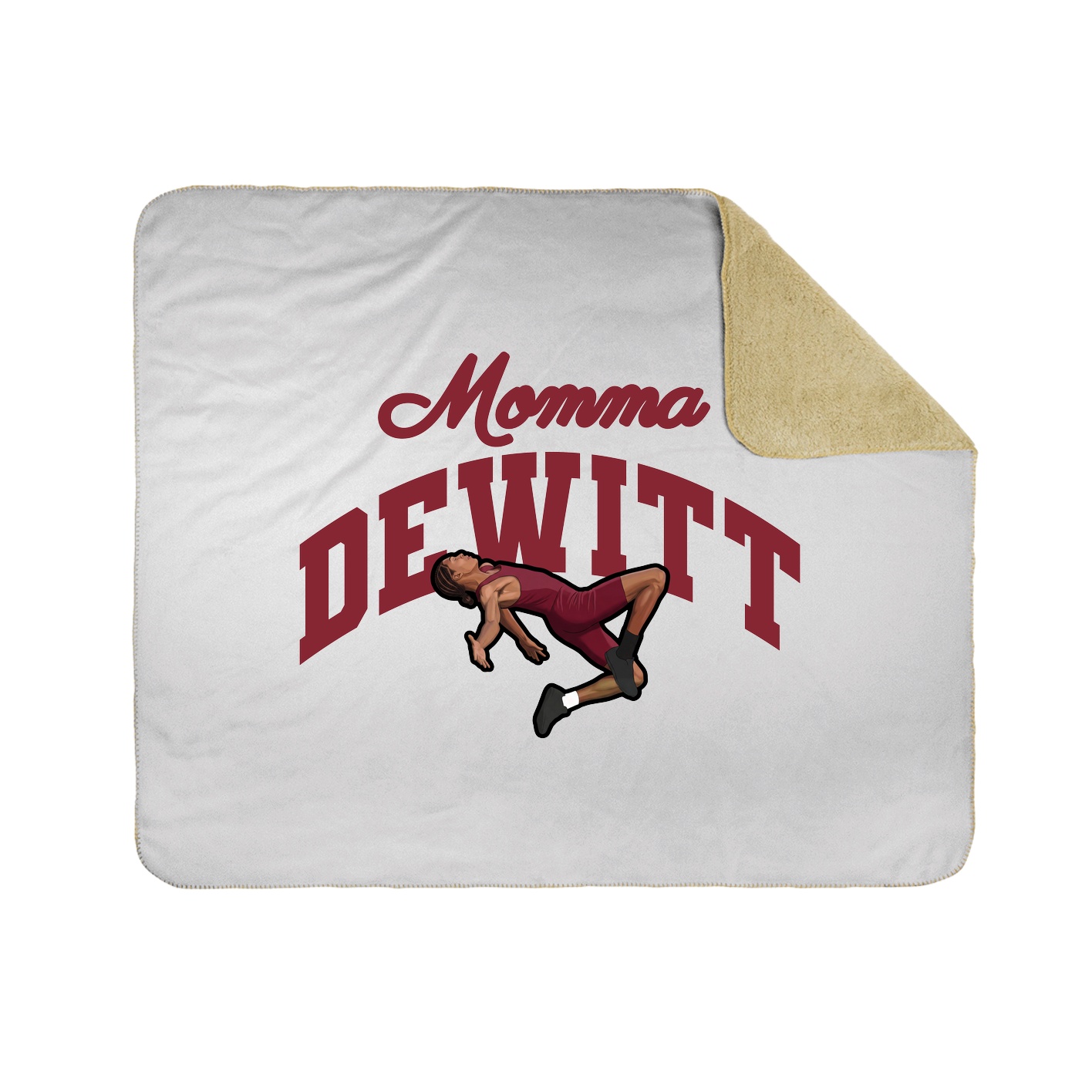 Throw Blanket — Mothers Day Arch in White