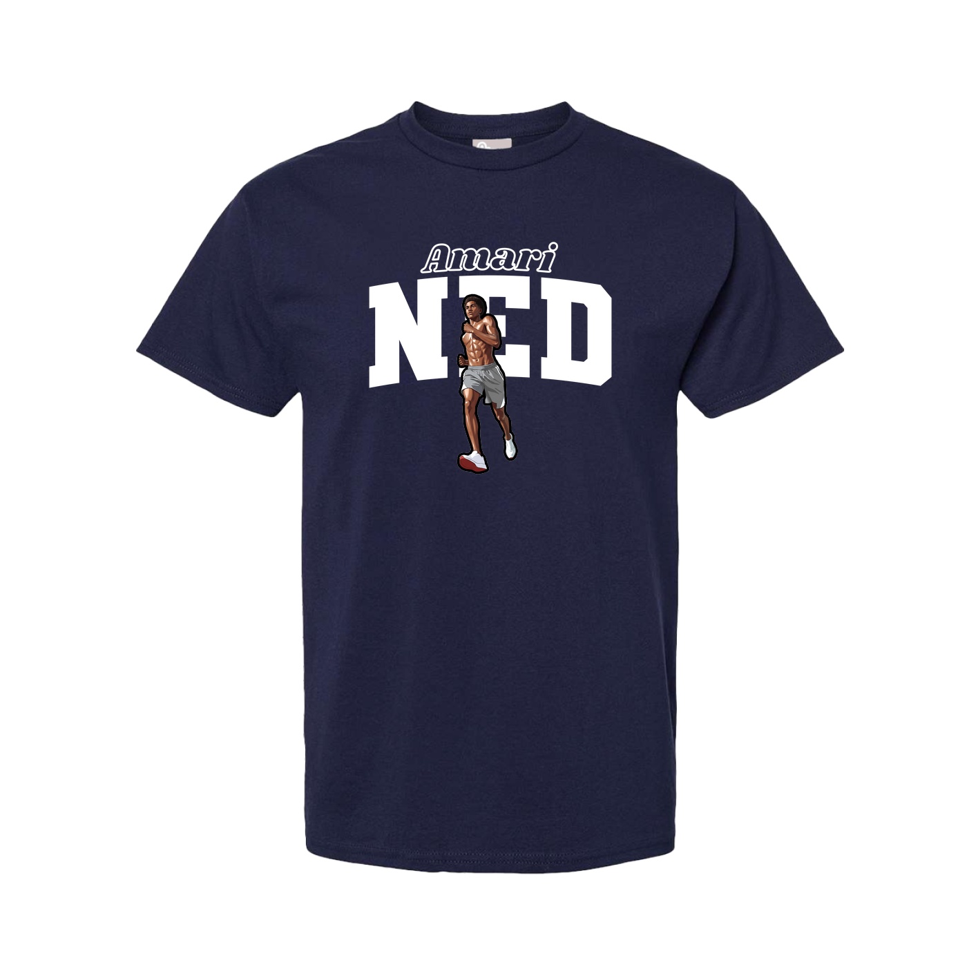 Tee — Name Arch in Navy
