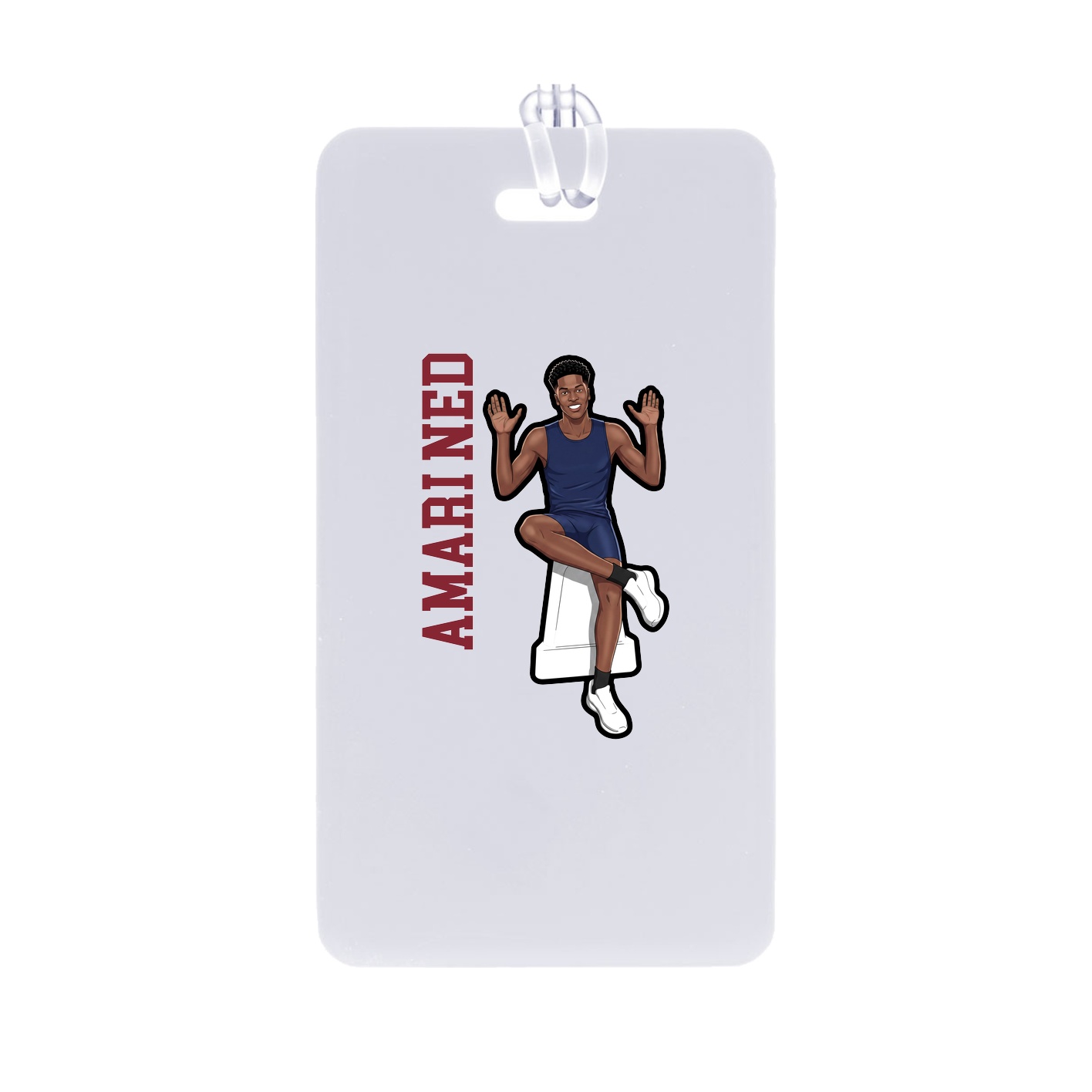 Bag Tag — Name Vertical in Classic