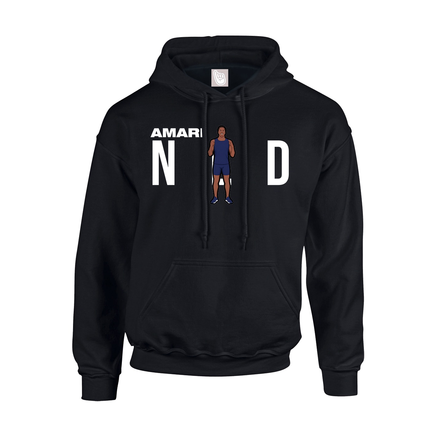 Youth Hoodie — Player Name in Black