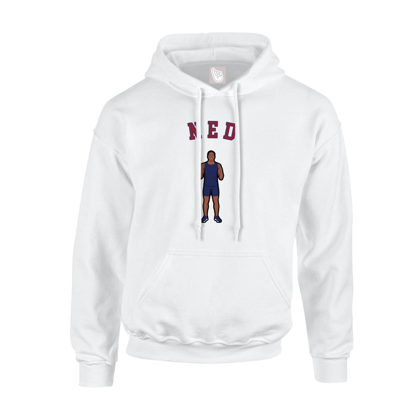 Youth Hoodie — Shirsey Arch in White