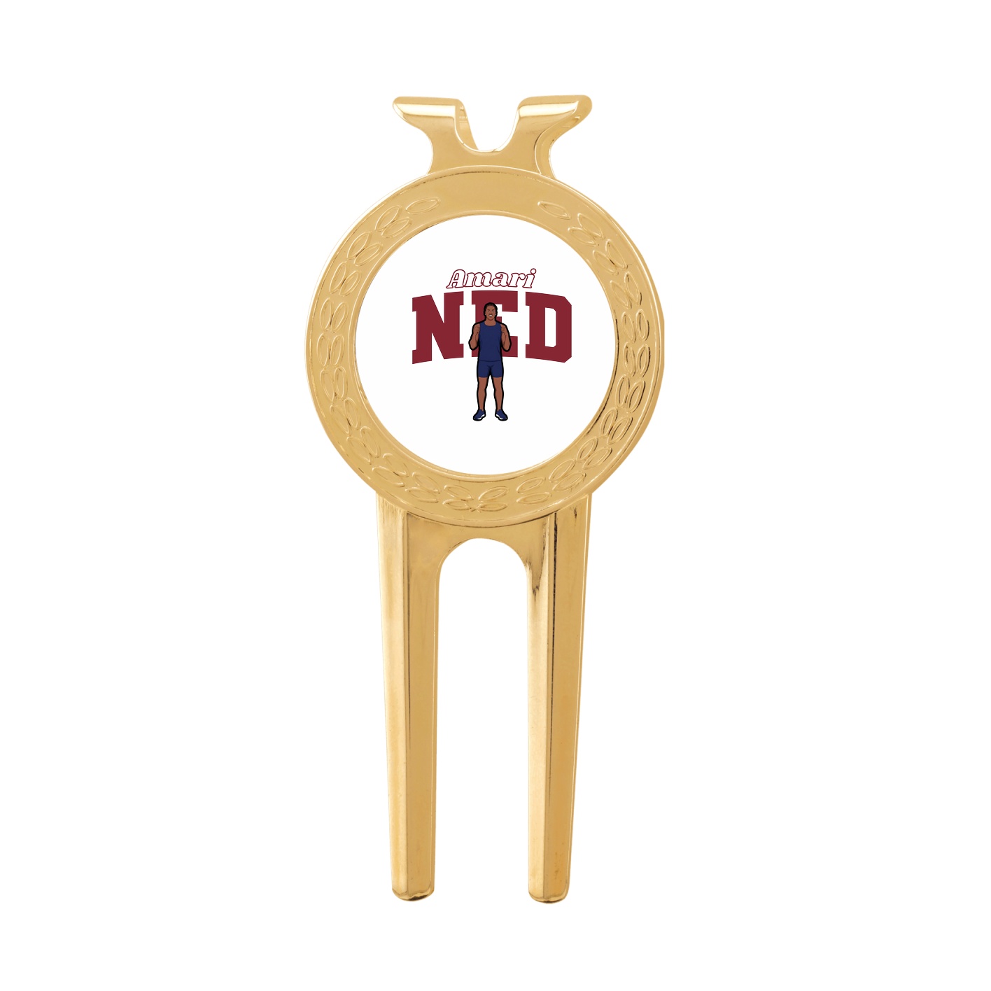 Divot Tool with Ball Marker — Name Arch in Classic