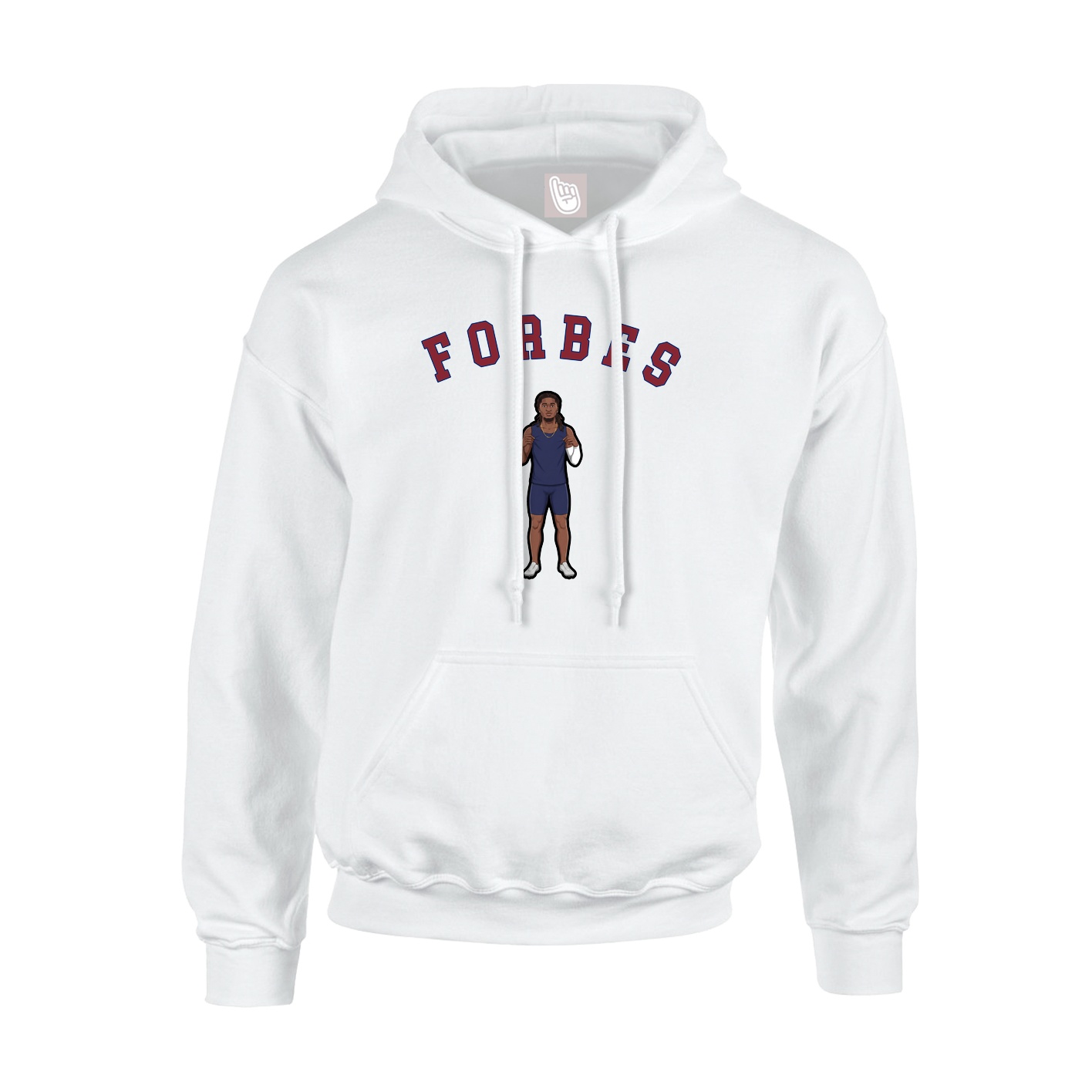 Youth Hoodie — Shirsey Arch in White