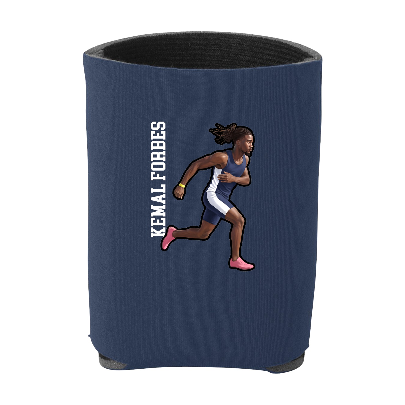 Can Holder — Name Vertical in Navy