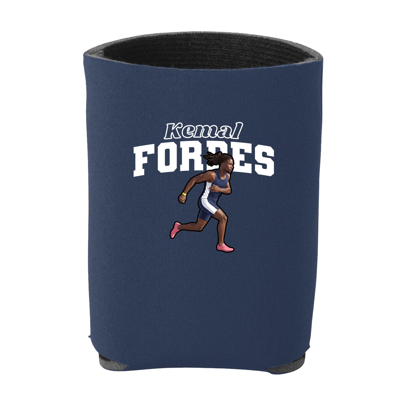 Can Holder — Name Arch in Navy