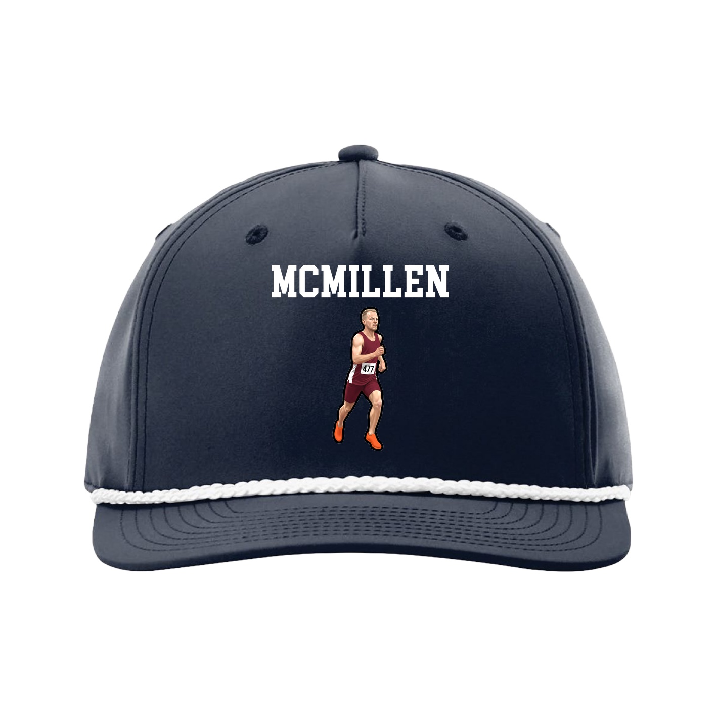 Five-Panel Classic Rope Cap — Shirsey in Navy