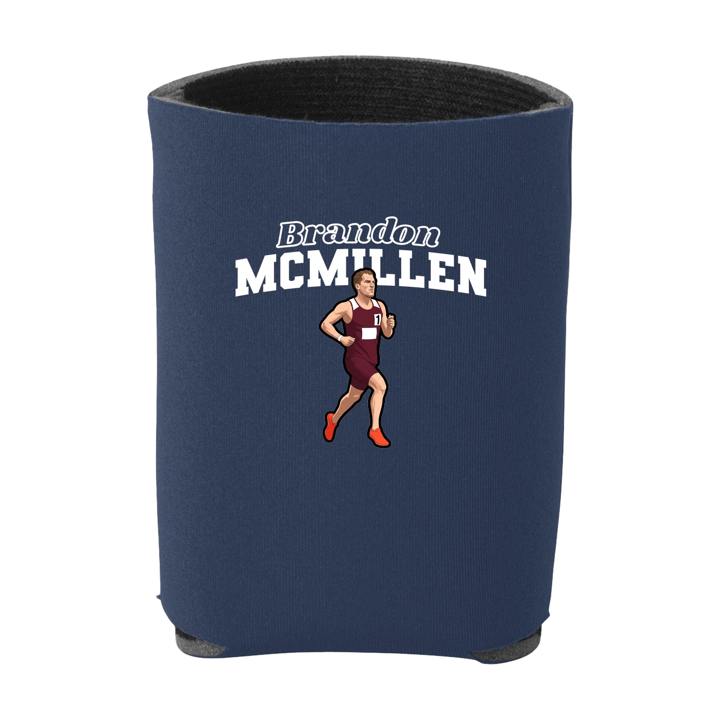 Can Holder — Name Arch in Navy