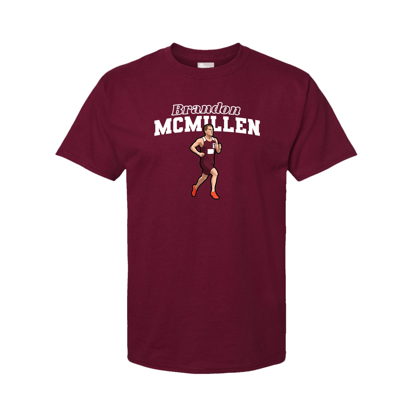 Youth Tee — Name Arch in Cardinal
