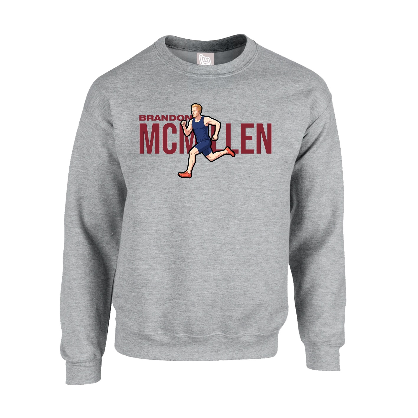 Fleece Crew — Player Name in Grey