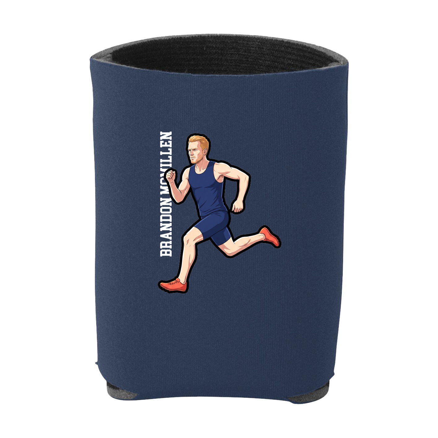 Can Holder — Name Vertical in Navy
