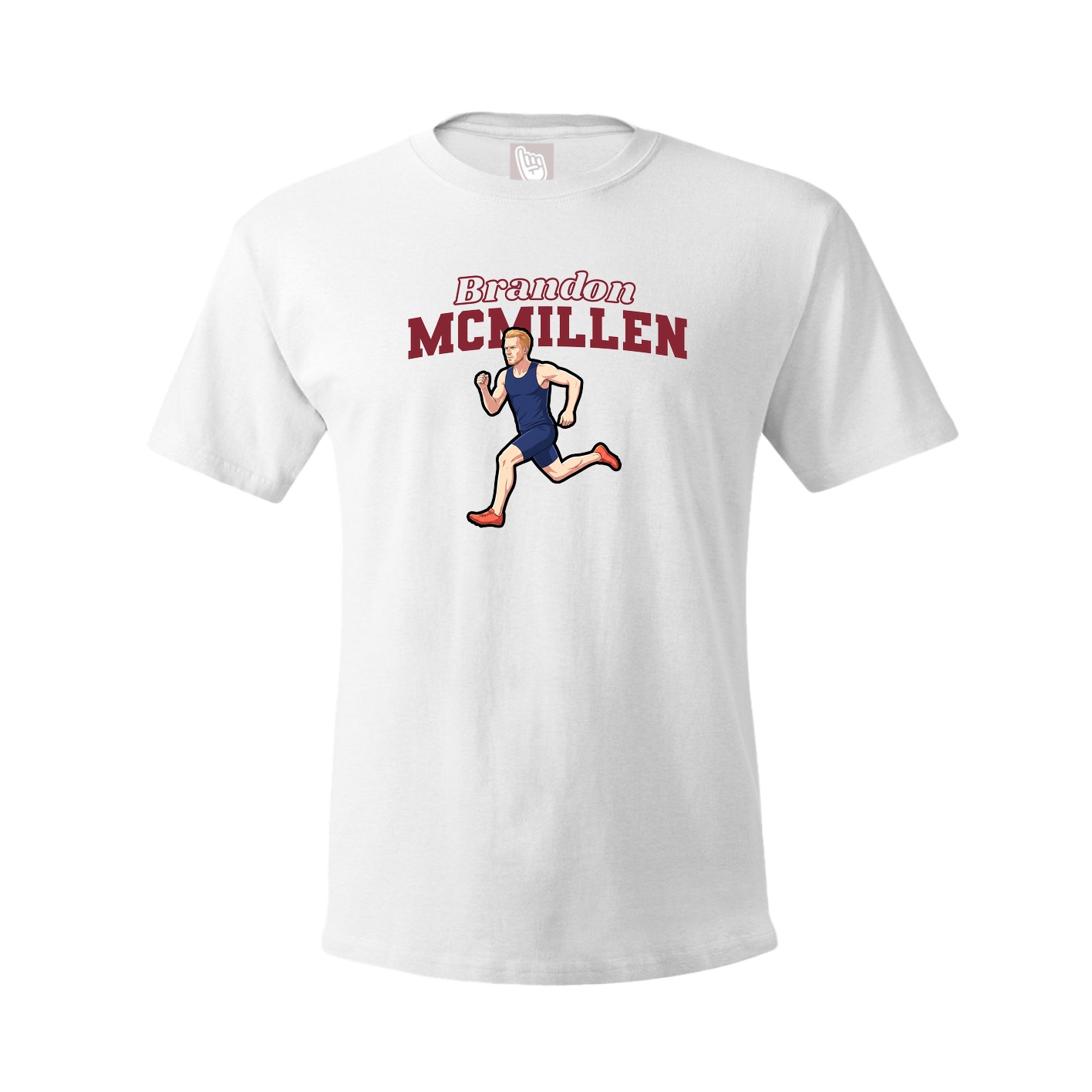 Tee — Name Arch in White