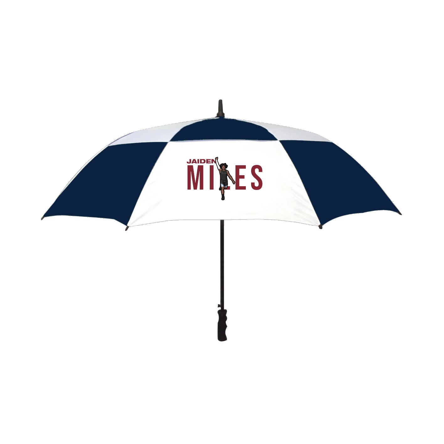 Golf Umbrella — Player Name in Navy