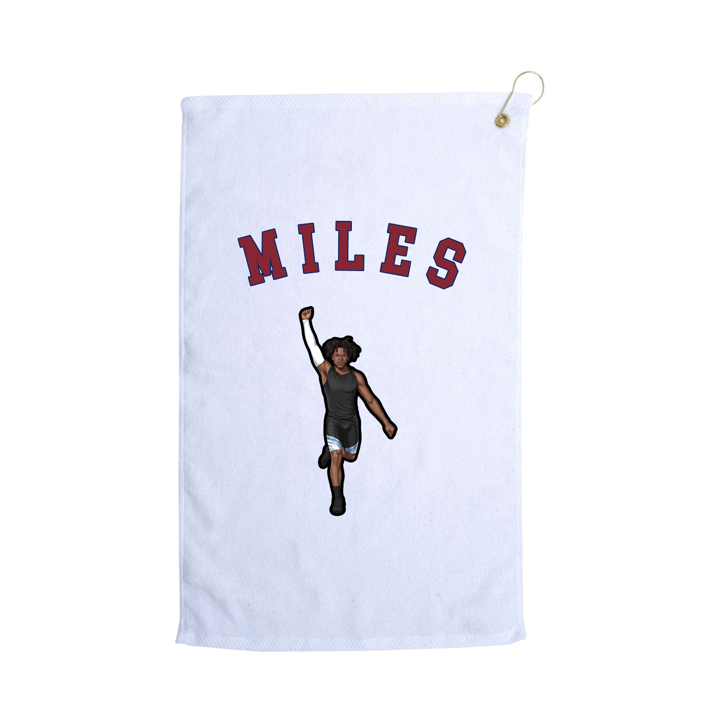 Golf Towel — Shirsey Arch in White