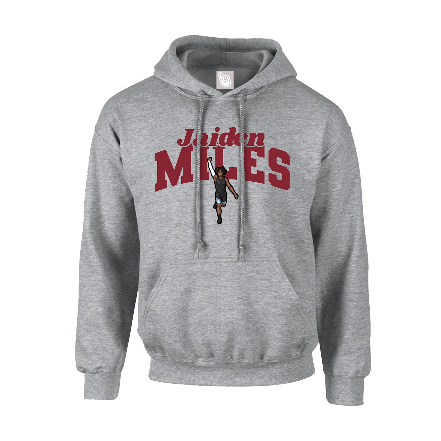 Hoodie — Signature Arch in Grey