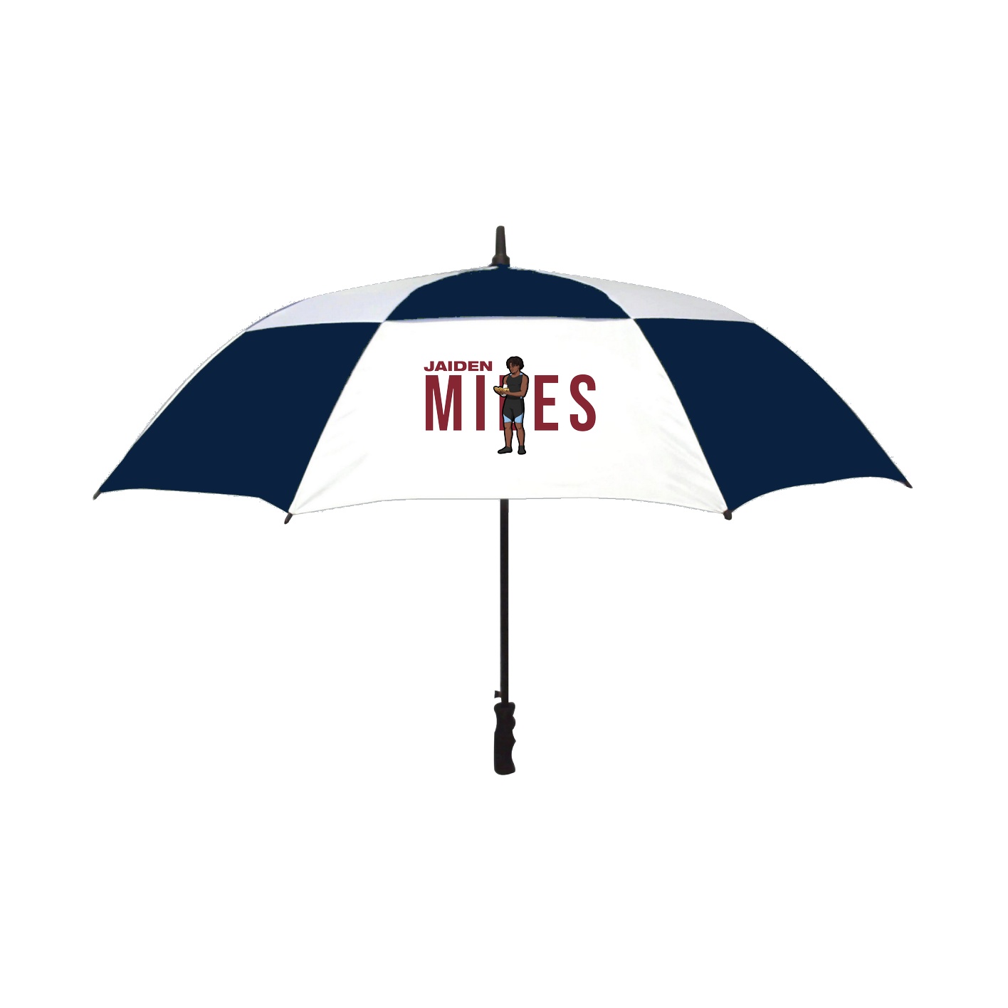Golf Umbrella — Player Name in Navy