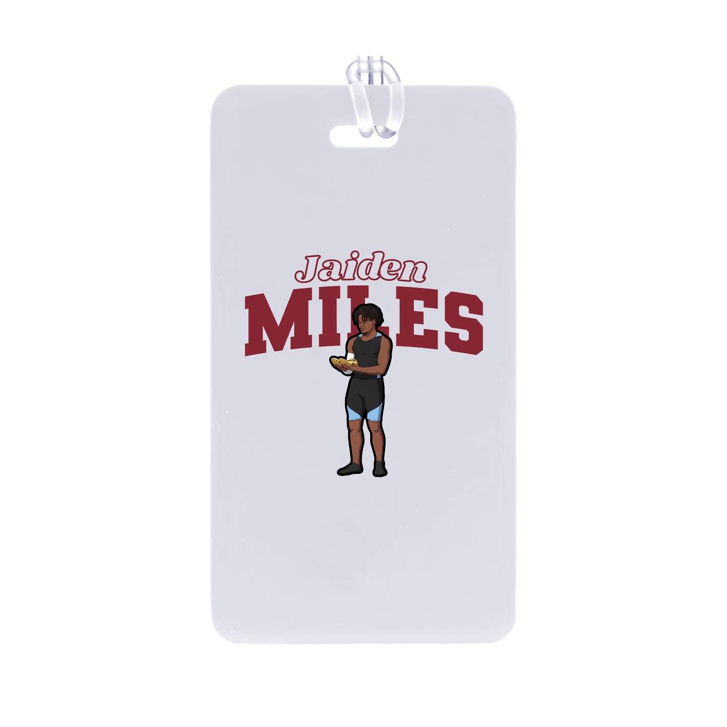 Bag Tag — Name Arch in Classic