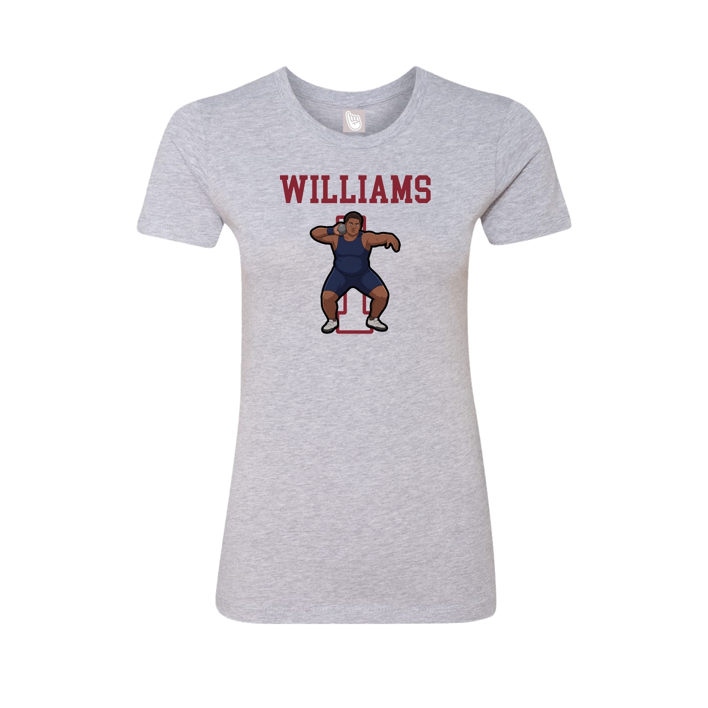 Fitted Women's Tee — Shirsey in Grey