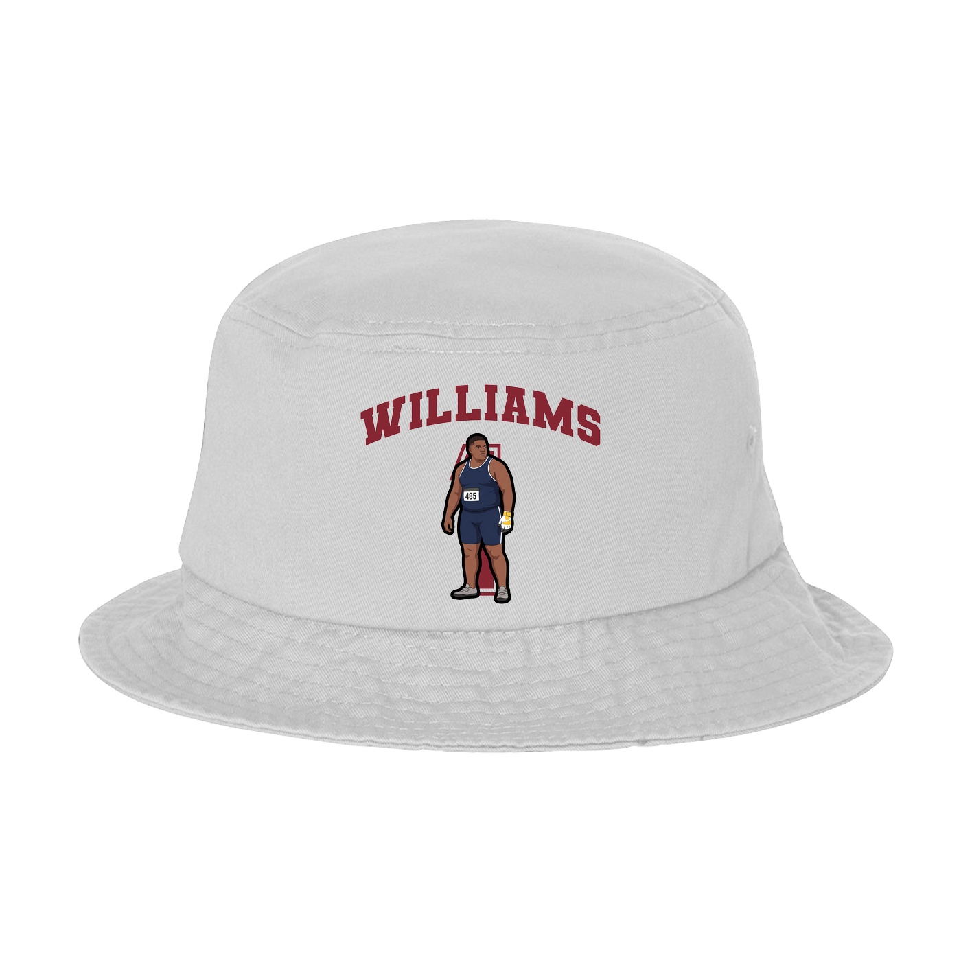 Bucket Cap — Number in White