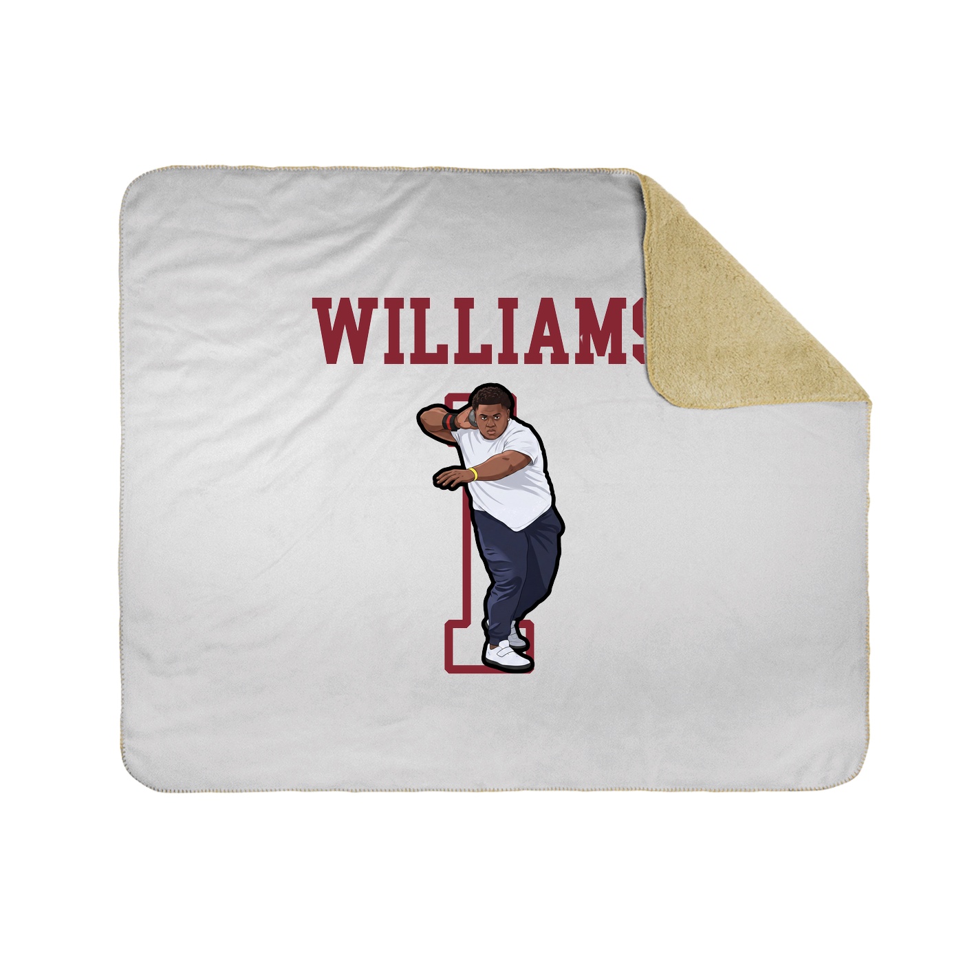 Throw Blanket — Shirsey in White