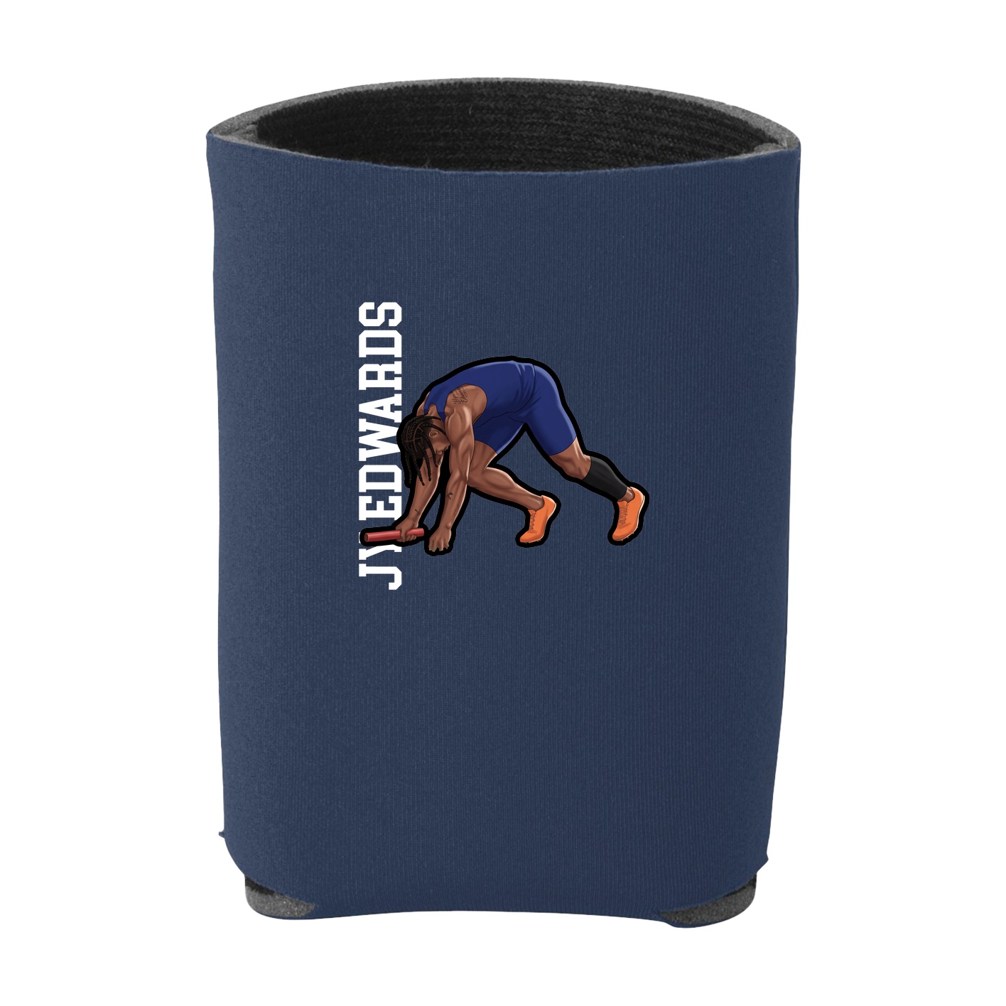 Can Holder — Name Vertical in Navy