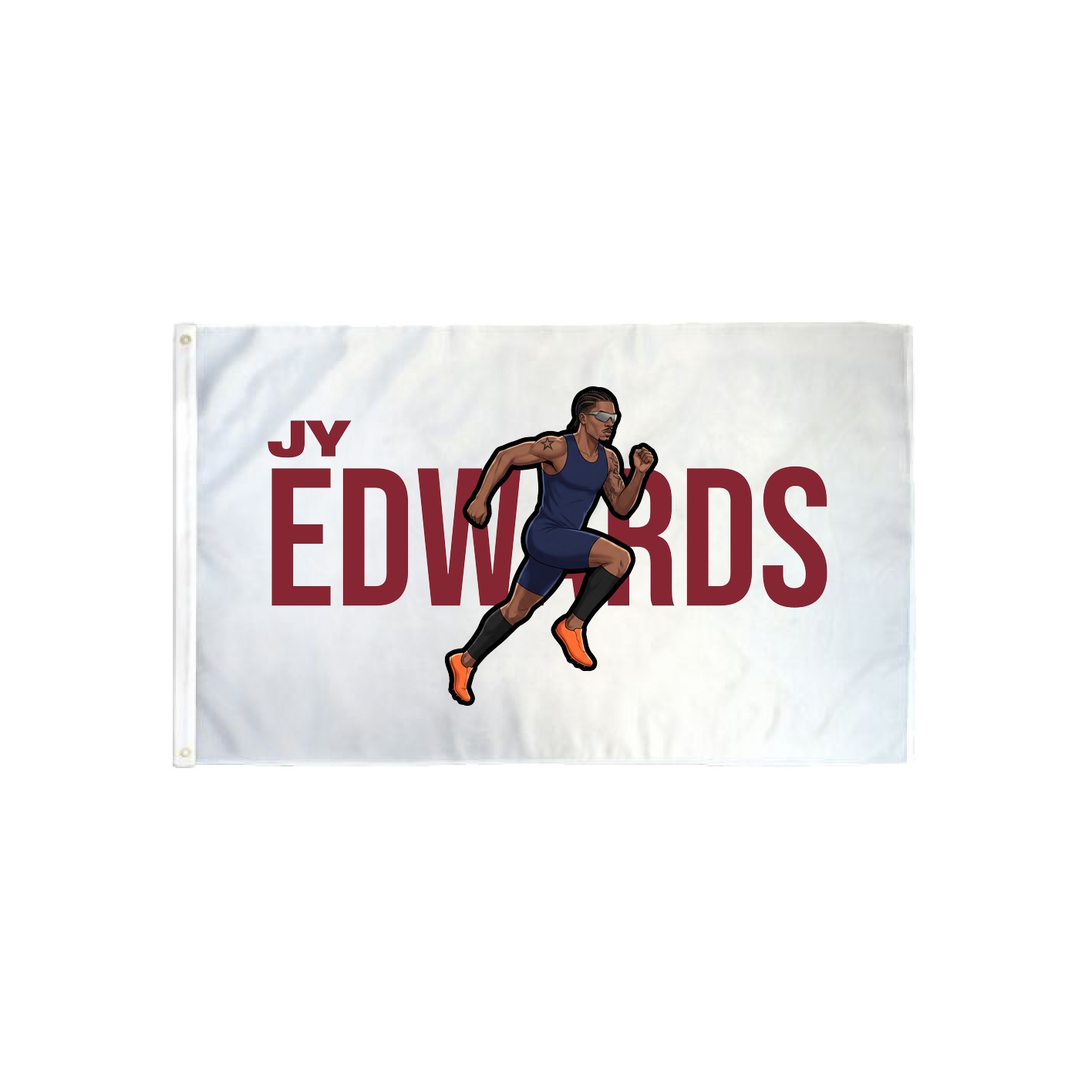 3x5 Flag — Player Name in Classic
