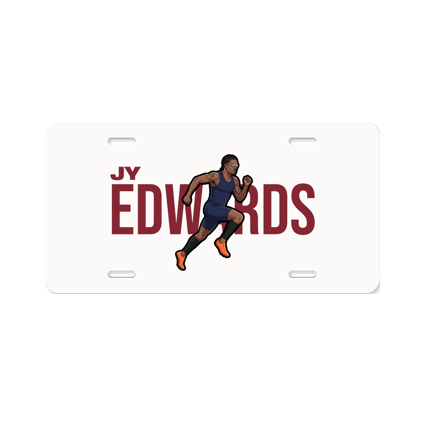 License Plate — Player Name in Classic