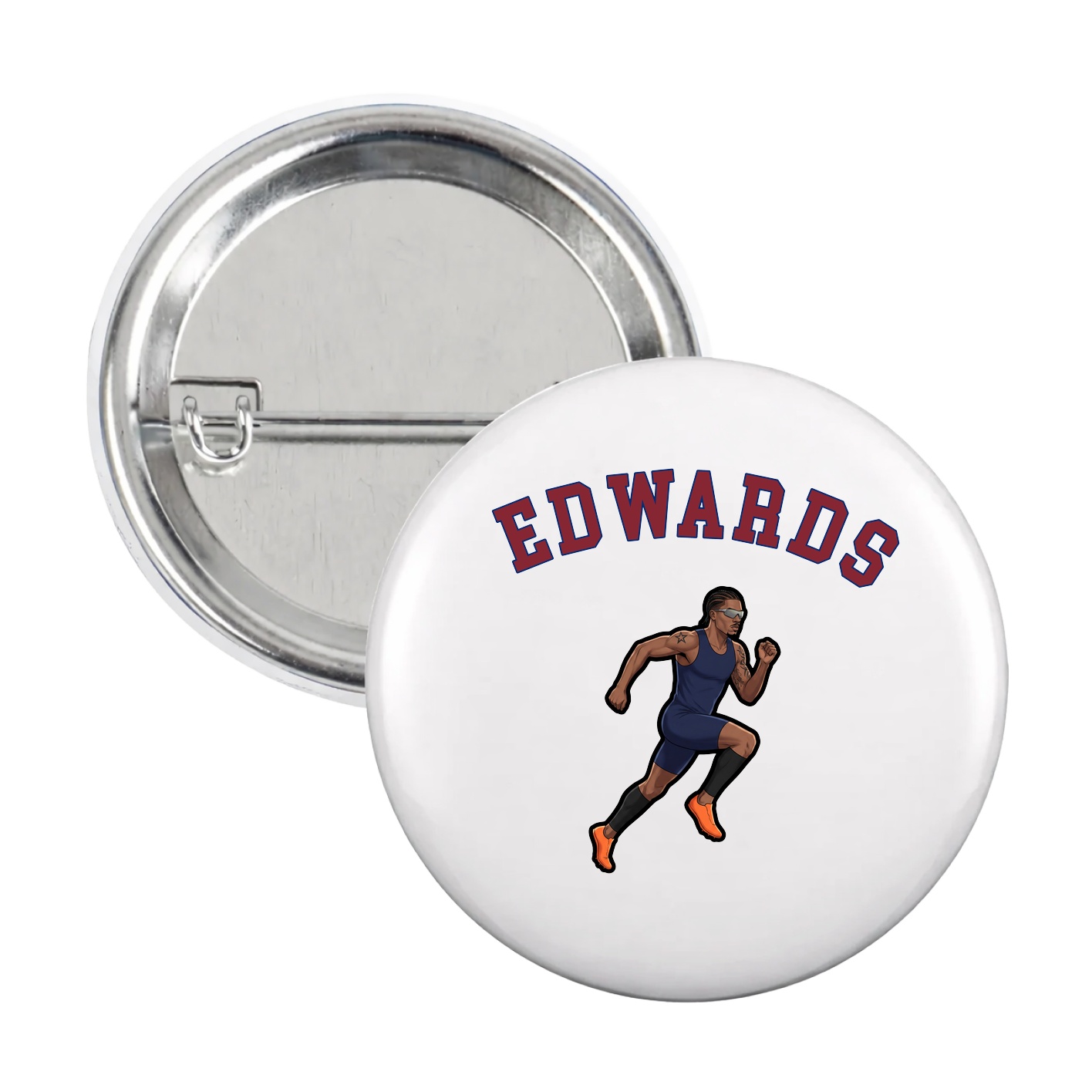 Game Day Button — Shirsey Arch in White