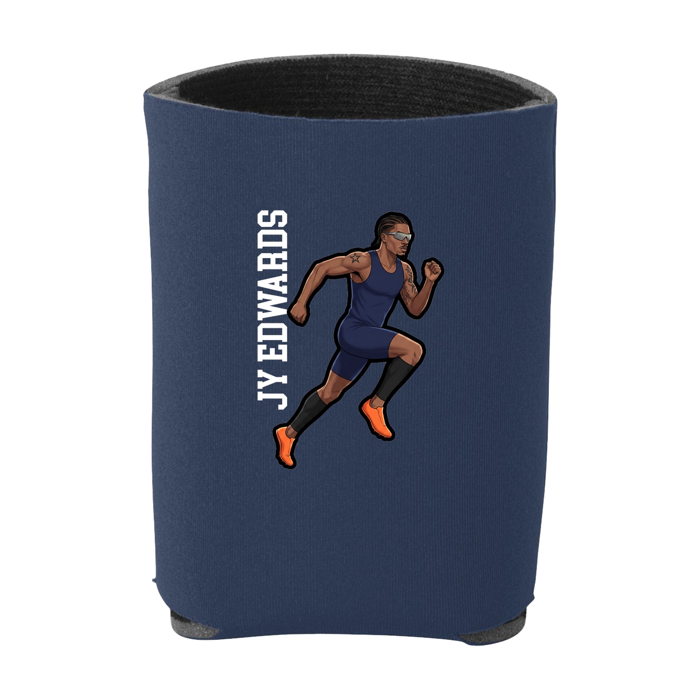 Can Holder — Name Vertical in Navy