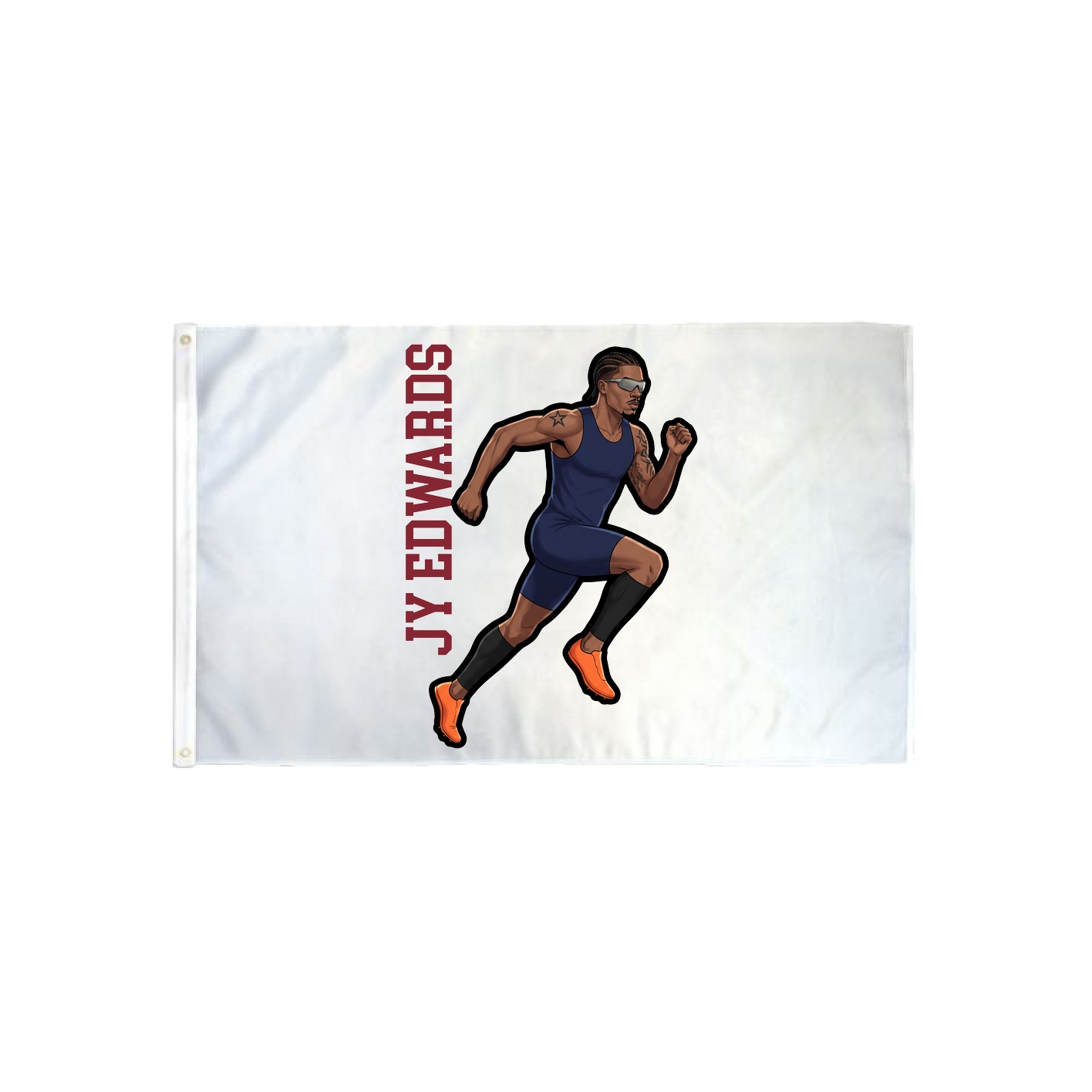 3x5 Flag — Name Vertical in Classic