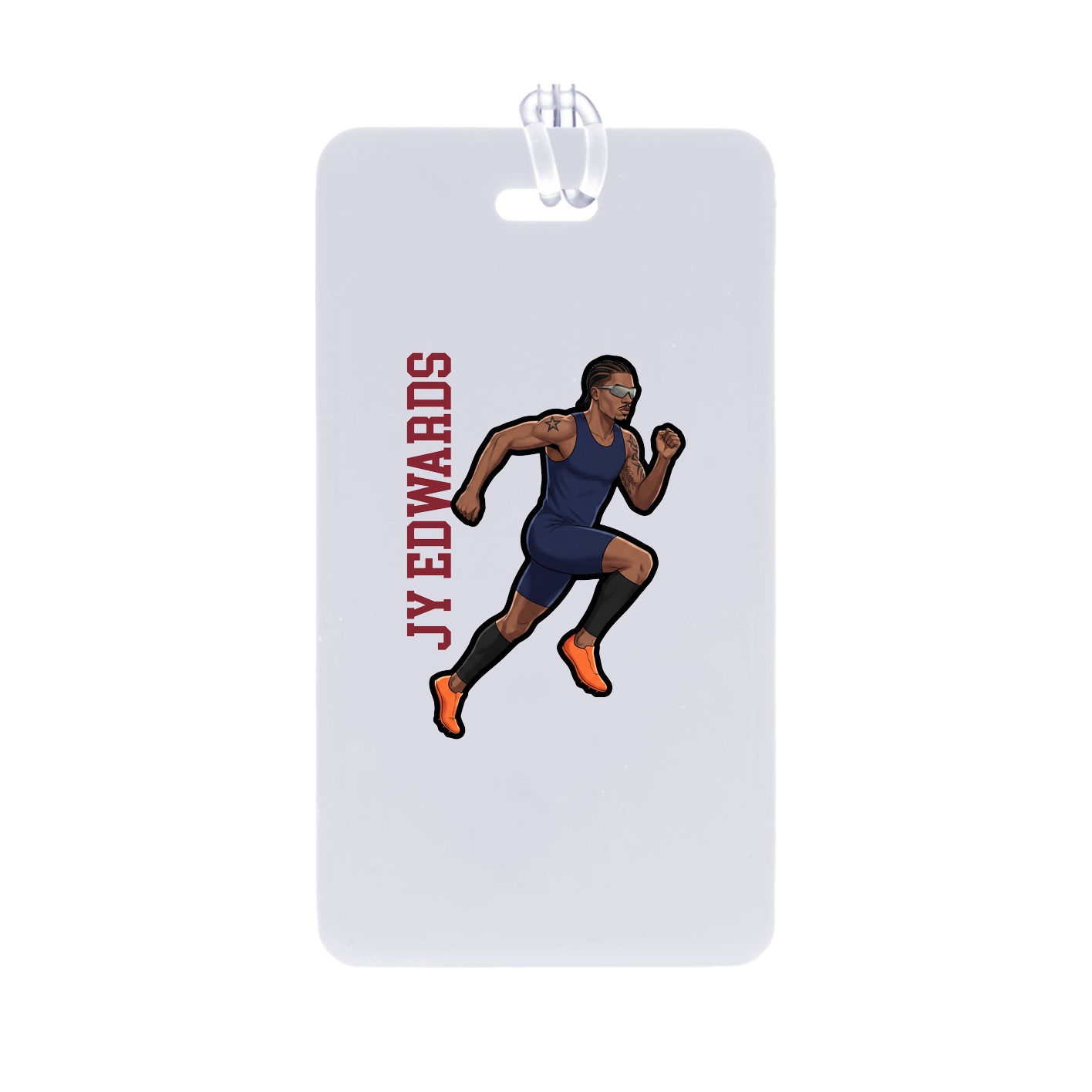 Bag Tag — Name Vertical in Classic