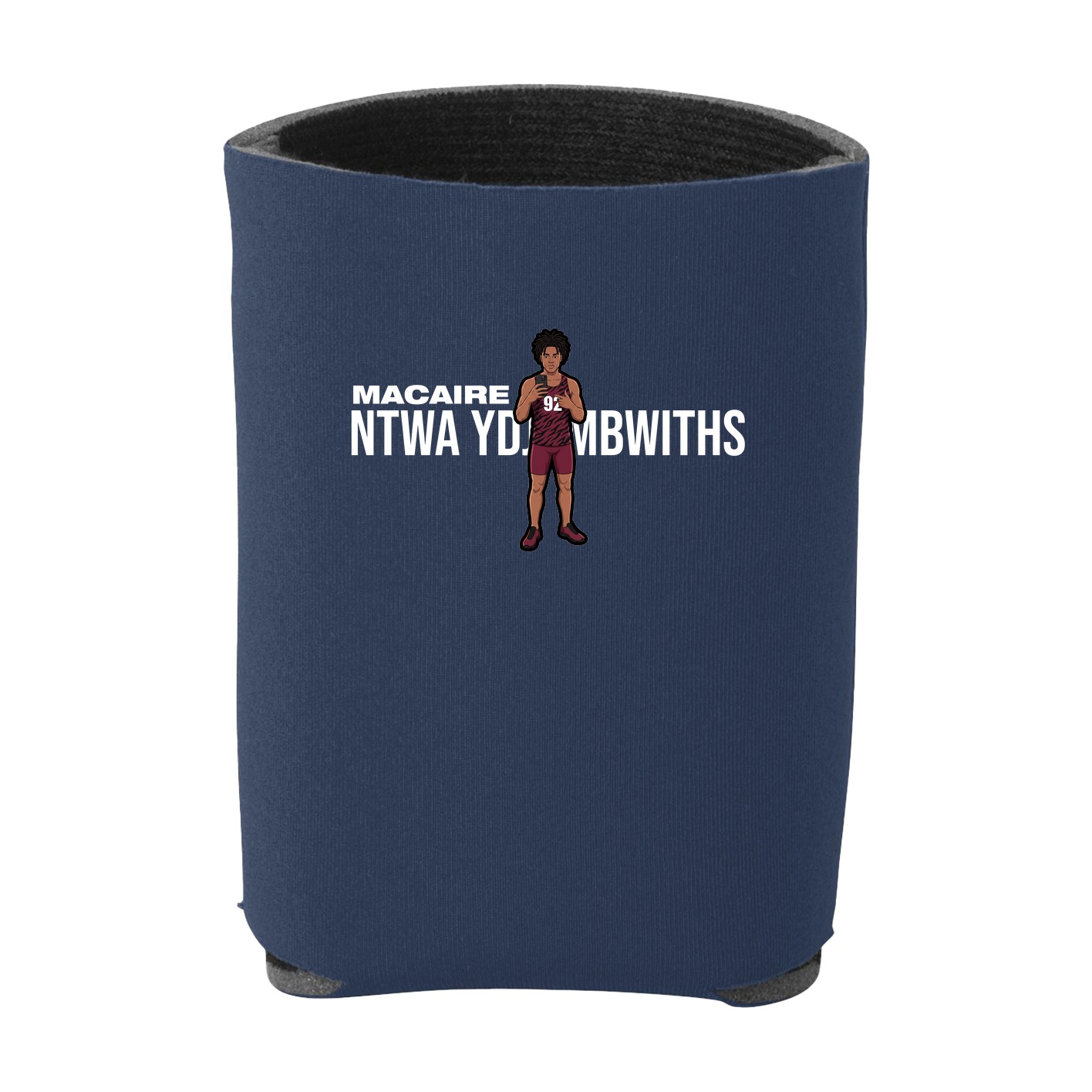 Can Holder — Player Name in Navy