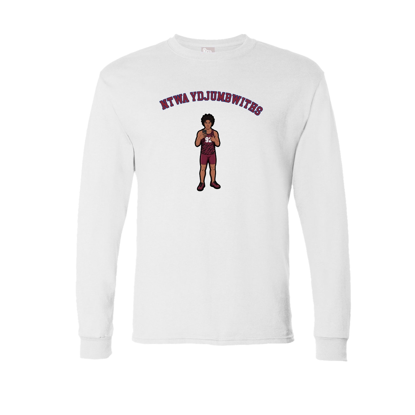 Long Sleeve Tee — Shirsey Arch in White
