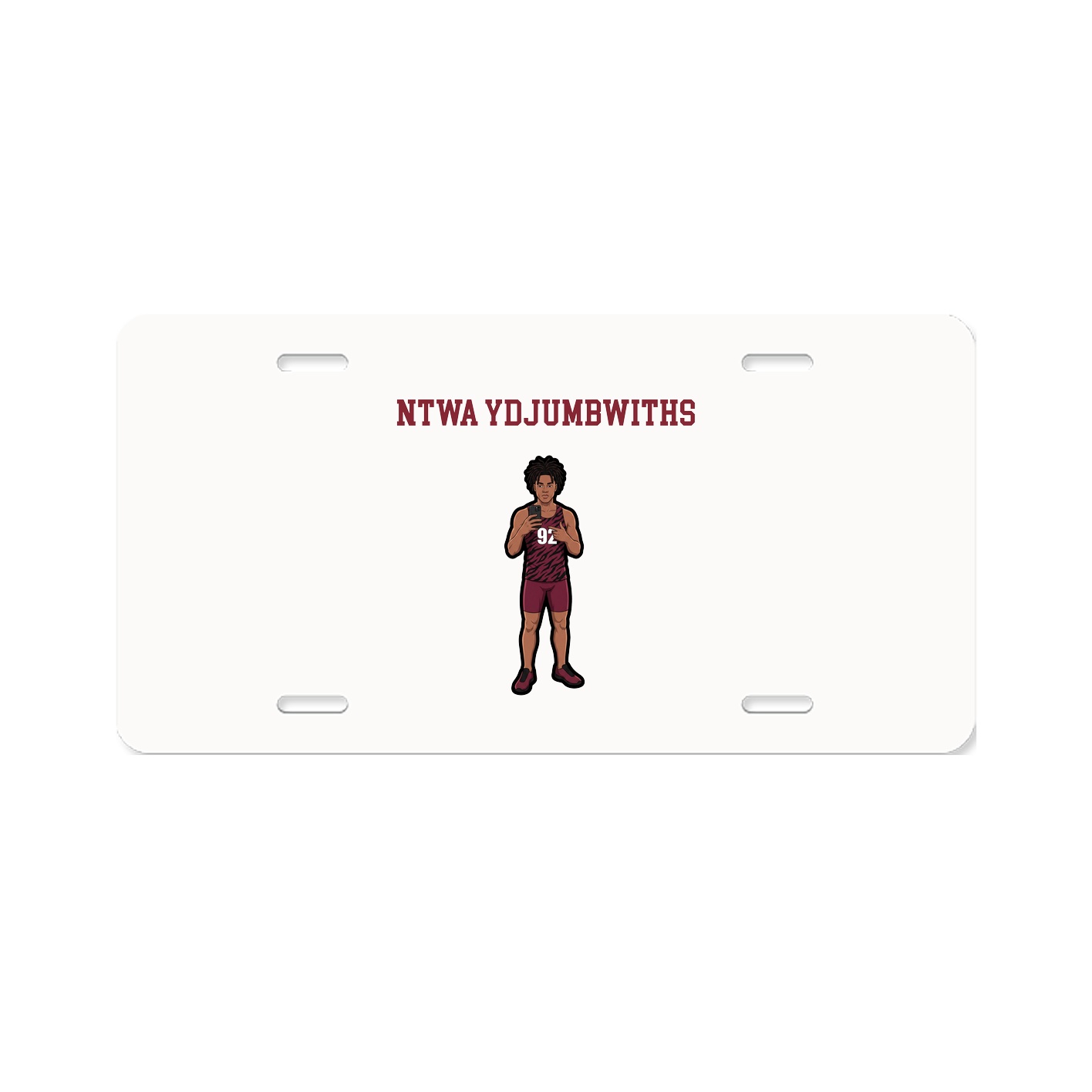 License Plate — Shirsey in Classic