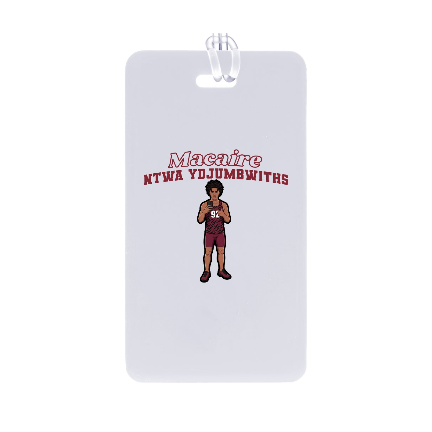 Bag Tag — Name Arch in Classic