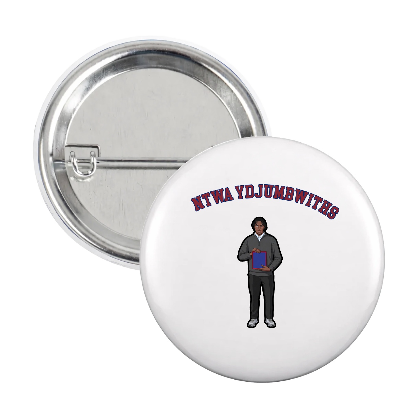 Game Day Button — Shirsey Arch in White