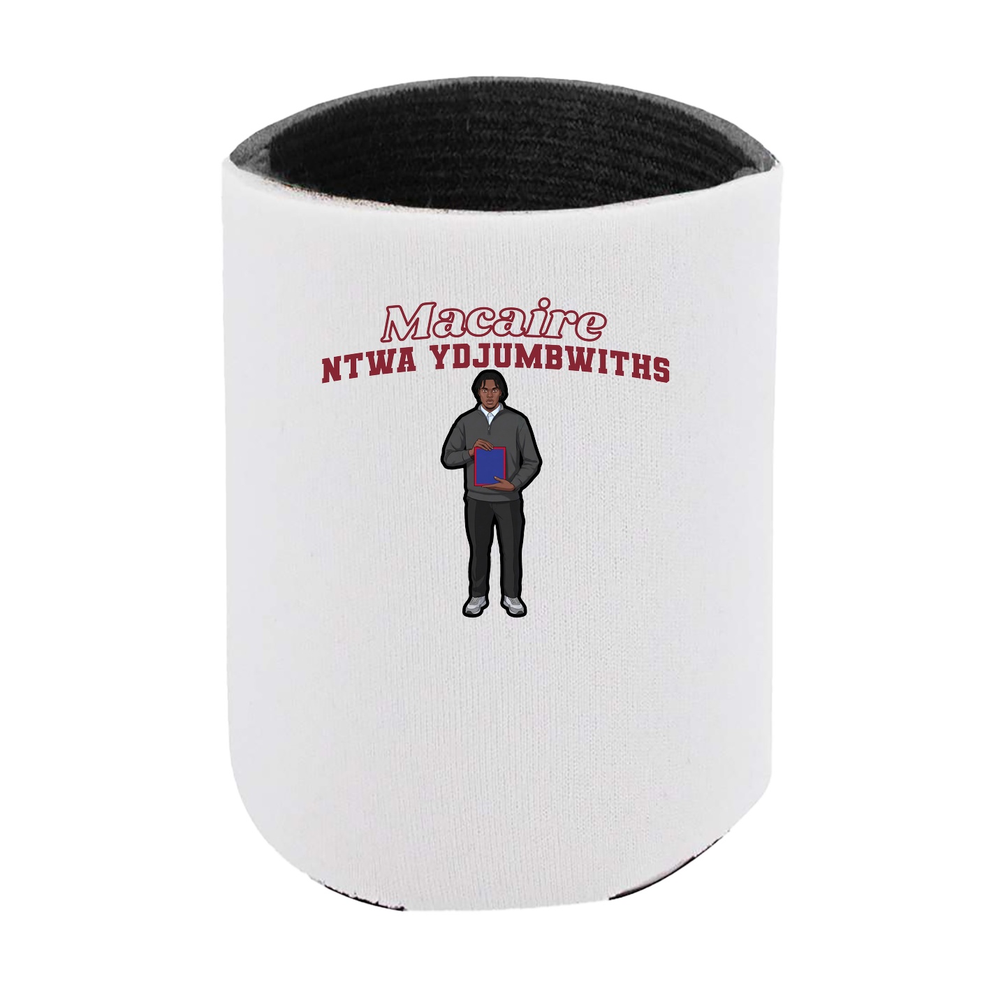Can Holder — Name Arch in White