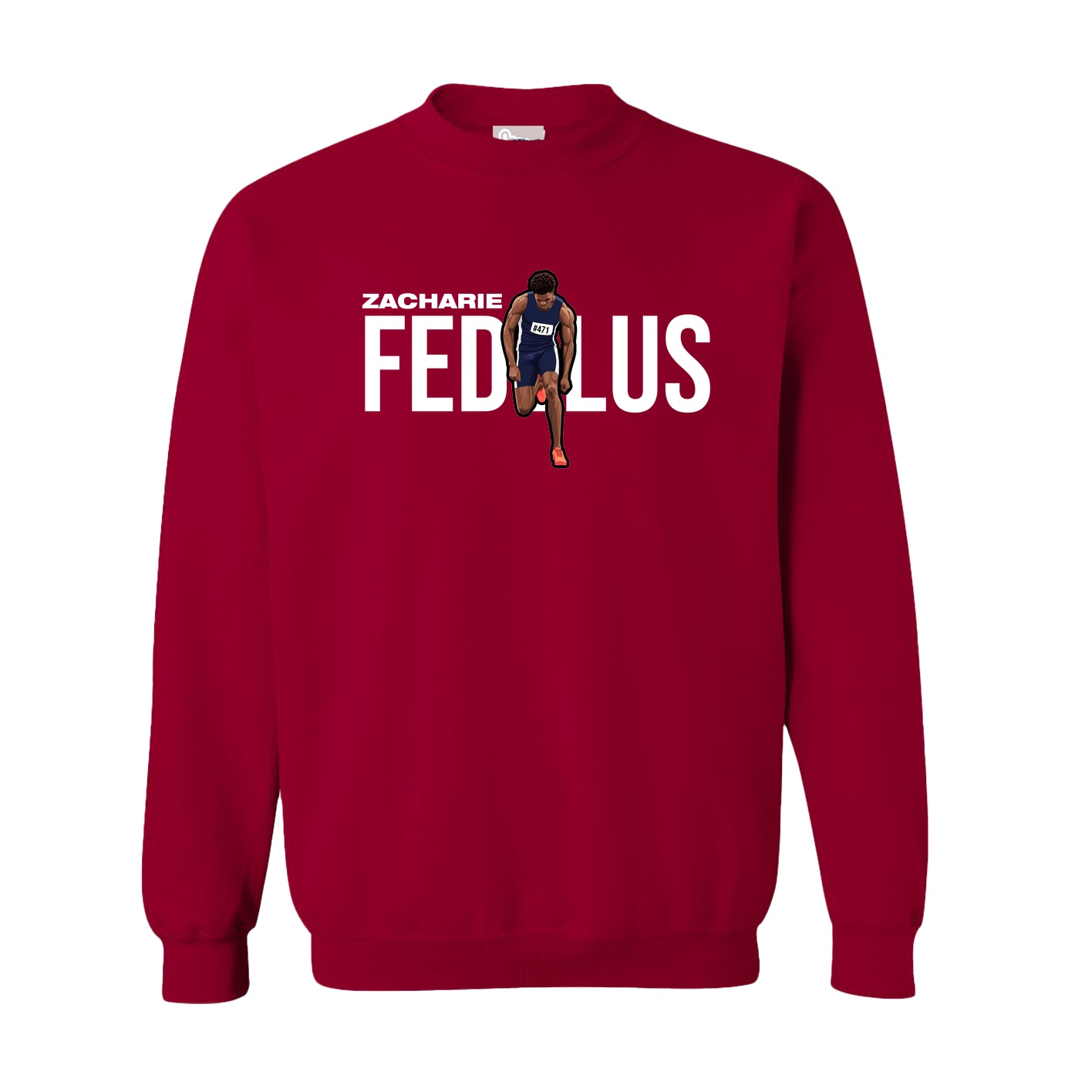 Fleece Crew — Player Name in Cardinal